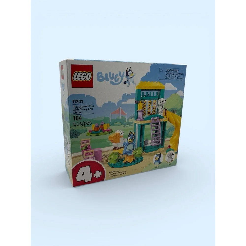 LEGO Bluey Playground Fun with Bluey and Chloe Complete‎ Set 104 Pieces (11201)